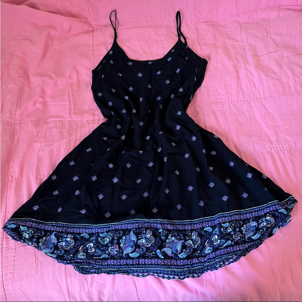 BOGO Paisley print shift dress beach coverup